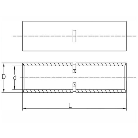 Copper-aluminum Brazing Double-hole Terminal DTL- Q- D